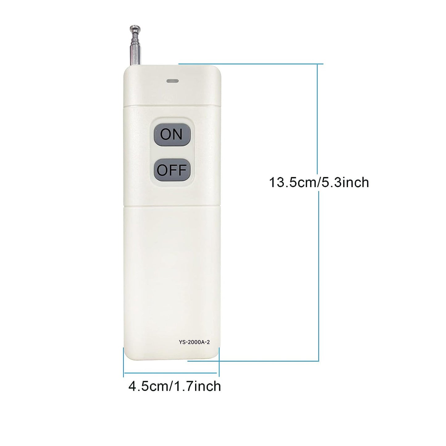 YASONG Wireless Remote Control 500 Meters(No Wall) Control alarm Turn on or Turn off One Alarm Can Be Equipped with Up to 60 Remote Controls