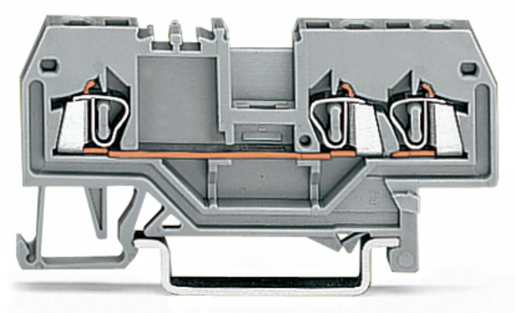 WAGO 279-681 279 Series Feed Through Terminal Block Grey, 1.5 mm², 1-Level, Cage Clamp x35pcs