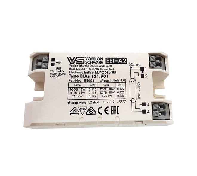 Vossloh Schwabe Electromagnetic Ballasts for TC and T Lamps / 13W