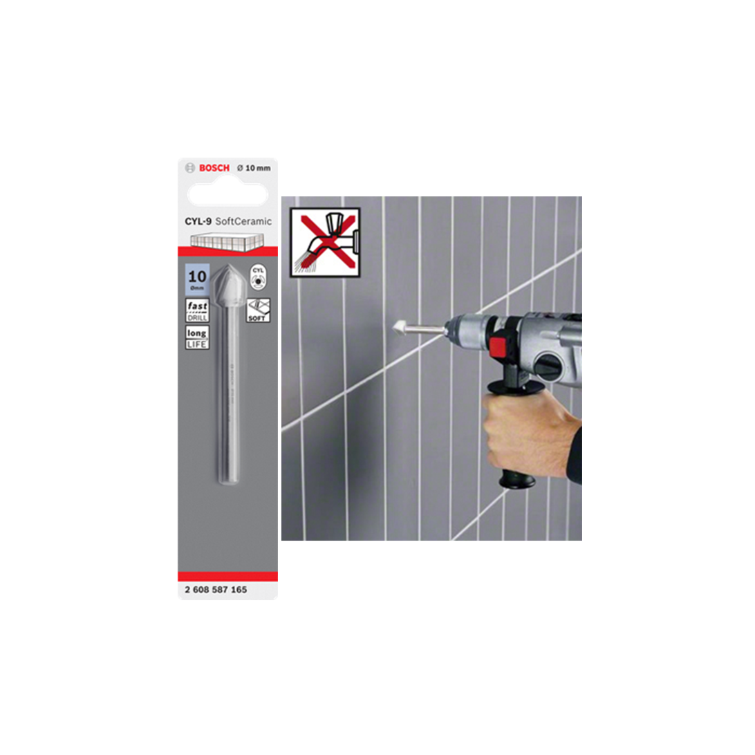 Bosch CYL-9 Ceramic Tile Drill Bit 3–12mm