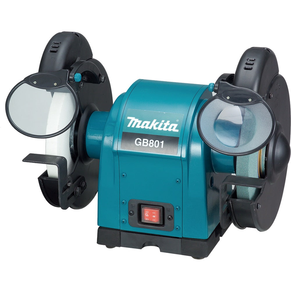 Makita 205mm (8") Bench Grinder, 550W GB801 โ view 2