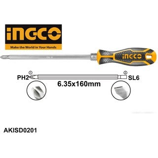 INGCO 2 in 1 Interchangeable Screwdriver AKISD0201 โ view 2