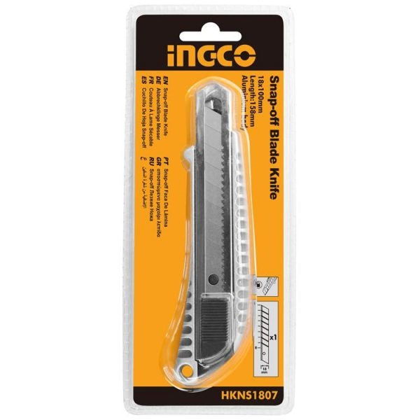 INGCO Snap Off Blade Knife 18mm HKNS1807