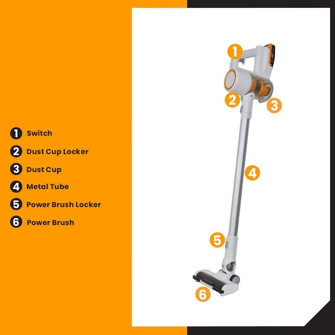 INGCO 1X2.0Ah 20V LI-ION Cyclone Vacuum Cleaner CVLI2006 – view 4