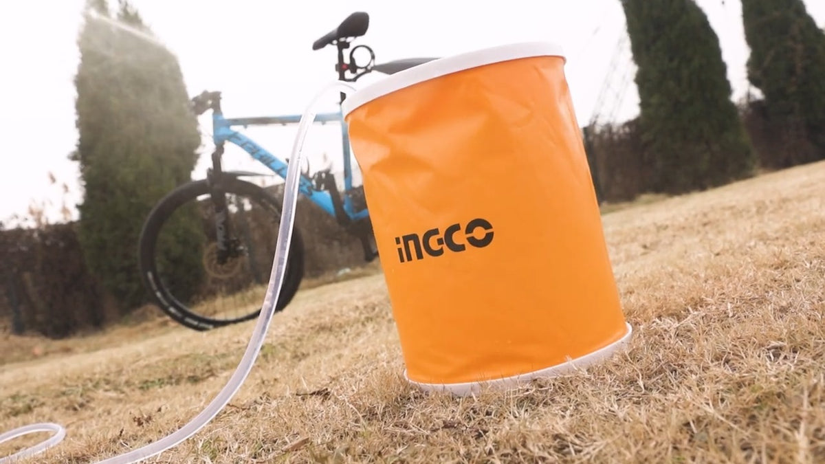 INGCO 15L Folding Bucket 250X320mm Metal Handle AMFB15 โ view 3