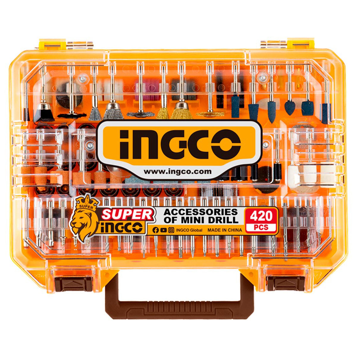 INGCO 420pcs Accessories set for Mini Drill AKMG4208 โ view 3