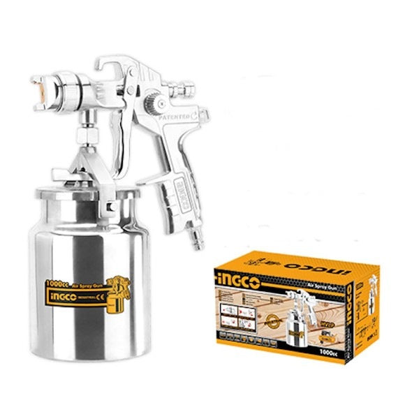 INGCO Hvlp Spray Gun, Nozzle 1.4mm 1.0L Tank ASG2101 โ view 3