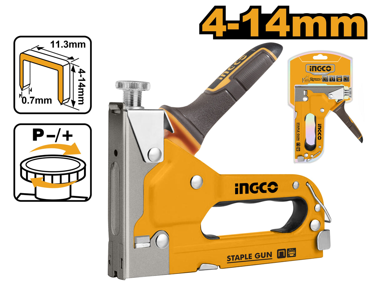 INGCO Heavy Duty Staple Gun HSG14018