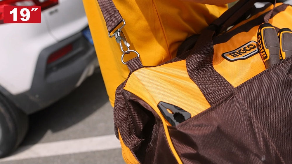 INGCO 19 Inch Tool Bag with 6 Pockets Outside + 8 Inside HTBG281928 – view 5