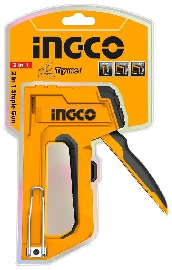 INGCO Heavy Duty 2 in 1 Staple Gun HSG1406 โ view 3