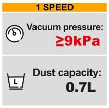 INGCO 20V LI-ION Vacuum Cleaner, PRESSURE:≥9KPA 2X2.0Ah+CHARGER CVLI201582 – view 2
