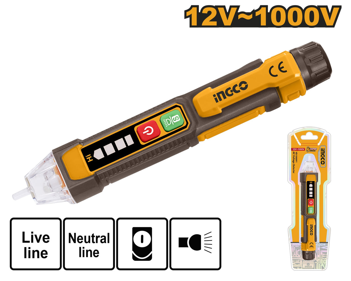 INGCO AC Voltage Detector 12-1000V VD100091