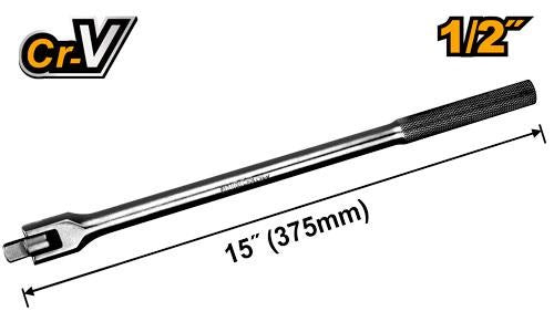 INGCO Cr.v 1/2" DR. Flexible Handle 15" 375mm HFXH012151