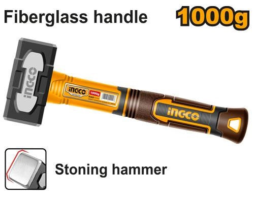 INGCO Stoning Hammer Fibre Glass Handle HSTH81000