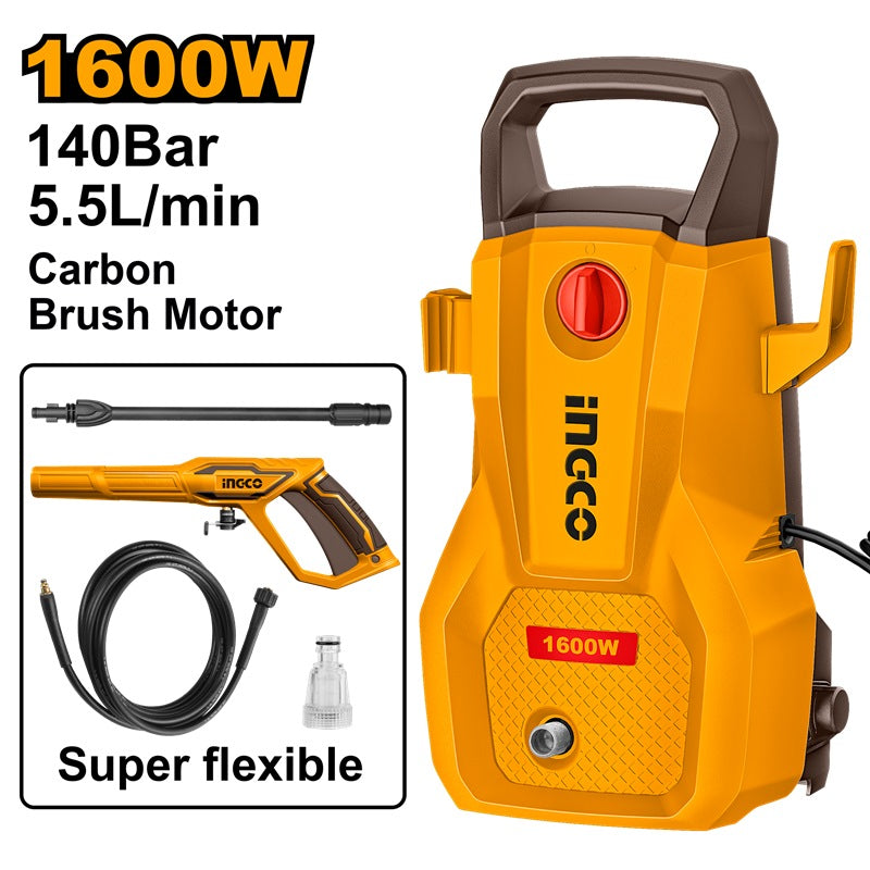 INGCO HIGH PRESSURE WASHER MAX.140BAR HPWR16008