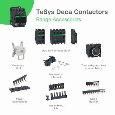 Schneider TeSys D contactor - 3P(3 NO) - AC-3 - 440 V 40 A - 220 V AC 50/60 Hz coil
