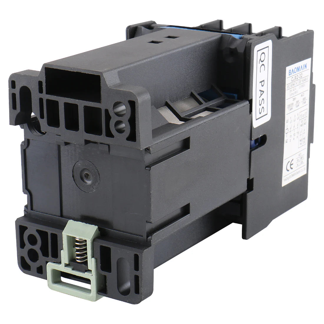 Baomain DC Contactor CJX2-2501 24VDC 25A 6KV 50/60Hz 660V 3 Phase 3-Pole 1NC DIN Rail