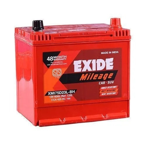 EXIDE MAINTENANCE FREE BATTERY 12V 60AH