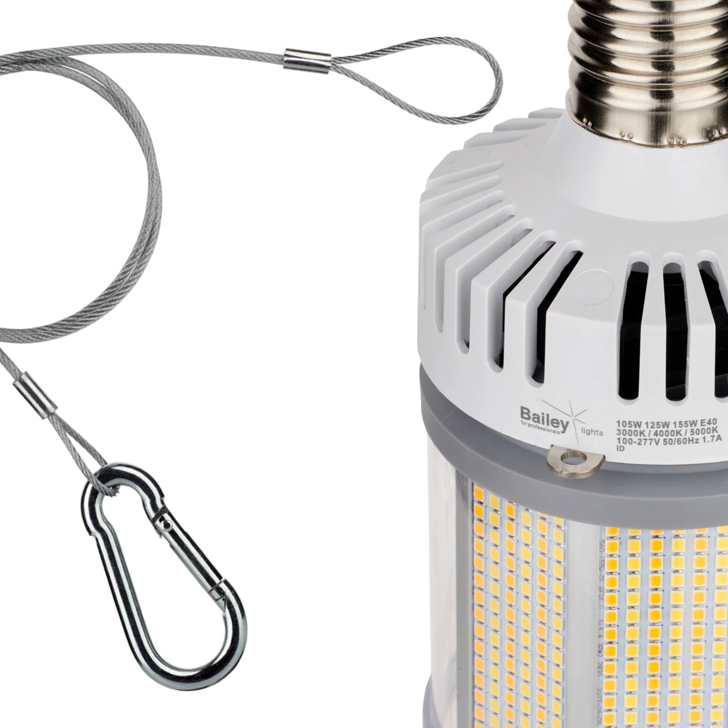 Bailey Electric & Electronics bv LED Corn E40 LED Corn Lamp 105 - 155 W, 3000 - 5000K, Neutral White, Single Ended shape