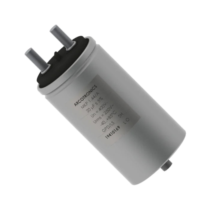 KEMET C44A Polypropylene Film Capacitor, 250 V ac, 400 V dc, ±5%, 25μF, Screw Mount x 2Pcs