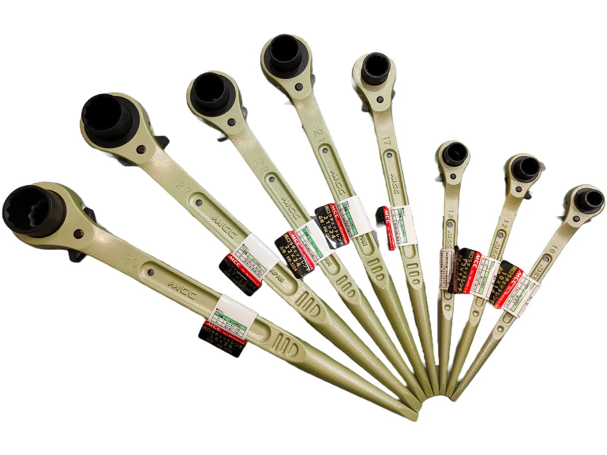 MCC Double Socket Scaffold Ratchet Wrench - Japan | Model: MCC-RW-