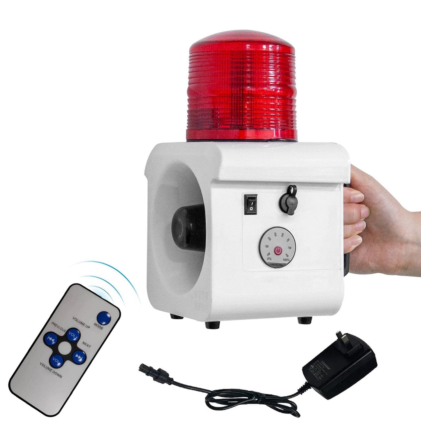 YASONG SLA-800B Portable Rechargeable Alarm Siren 120dB