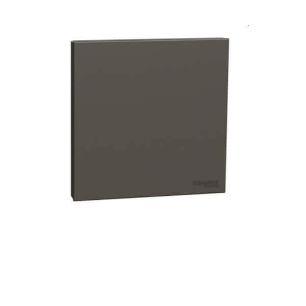 Schneider AvatarOn Blank Plate – 1 Gang Dark Grey