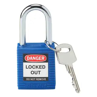 Brady 99556 Nylon Padlocks with Lockout | LOTO Safety Padlock