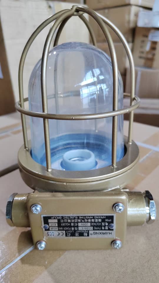Haixing Brass Pendant Light-60W 220V IP66