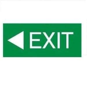 DENKO 2W Exit Light- LED Surface Mount Left Arrow