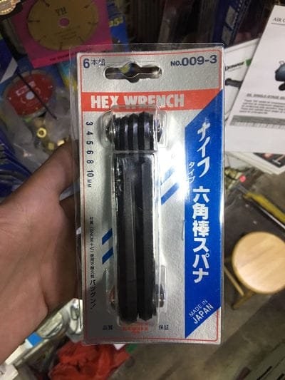 Eight Tools 3-10mm Hex Key (Allen Key) Wrench Set | Model : HK-E0093 (009-3)