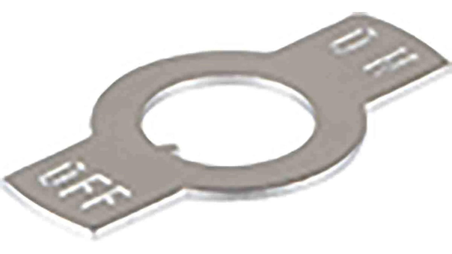 NKK Switches On-Off Legend Plate for use with M, Px75cs