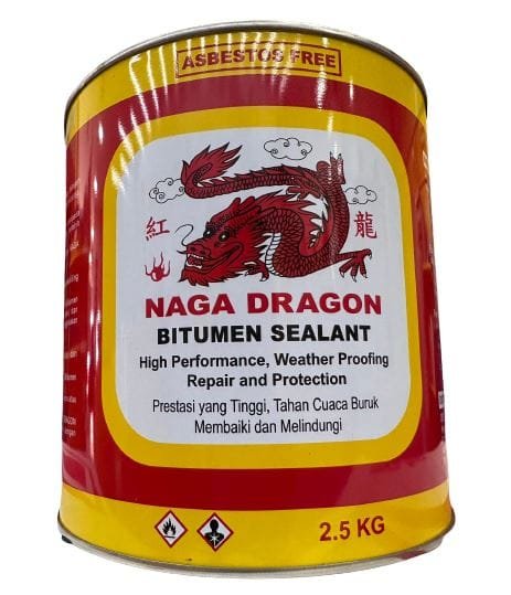 Dragon Black Bituminous Plaster 2.5kg/Tin (AK)