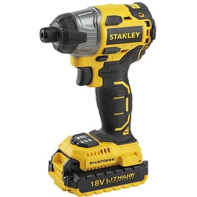 Stanley 18v 2.0ah Li-ion Brushless Impact Driver | Model : SBI201D2K