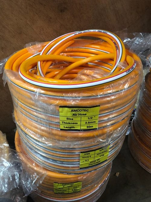 Aiko 1/2″ Yellow Air Hose HOSE-AY04 Per Meter / 50M / 100M