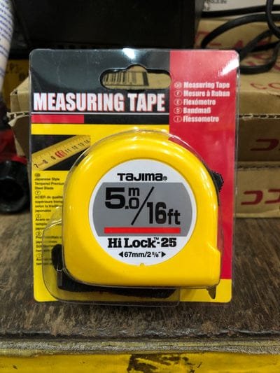 Tajima 5m (16ft) Measuring Tape | Model : 016-093-2550