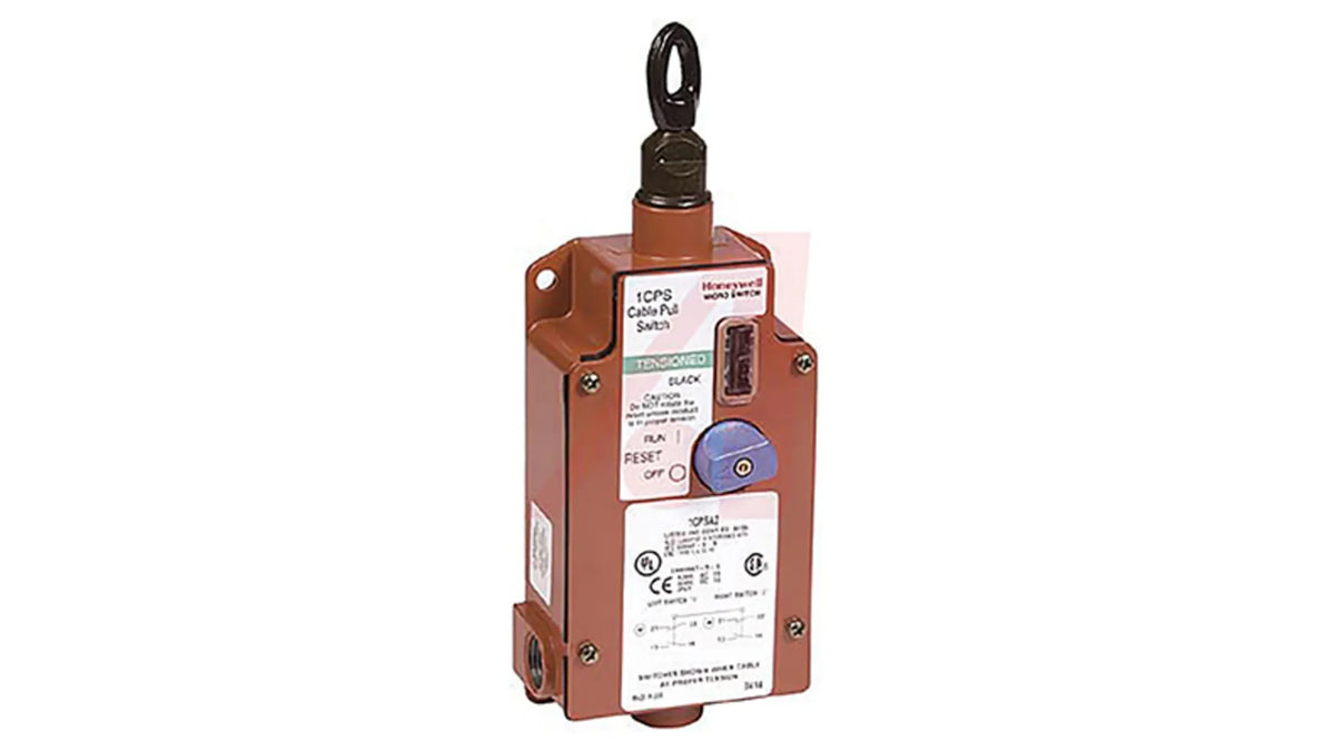 Honeywell 1CPS Rope Pull Switch, 76m, 2NO/2NC, Straight