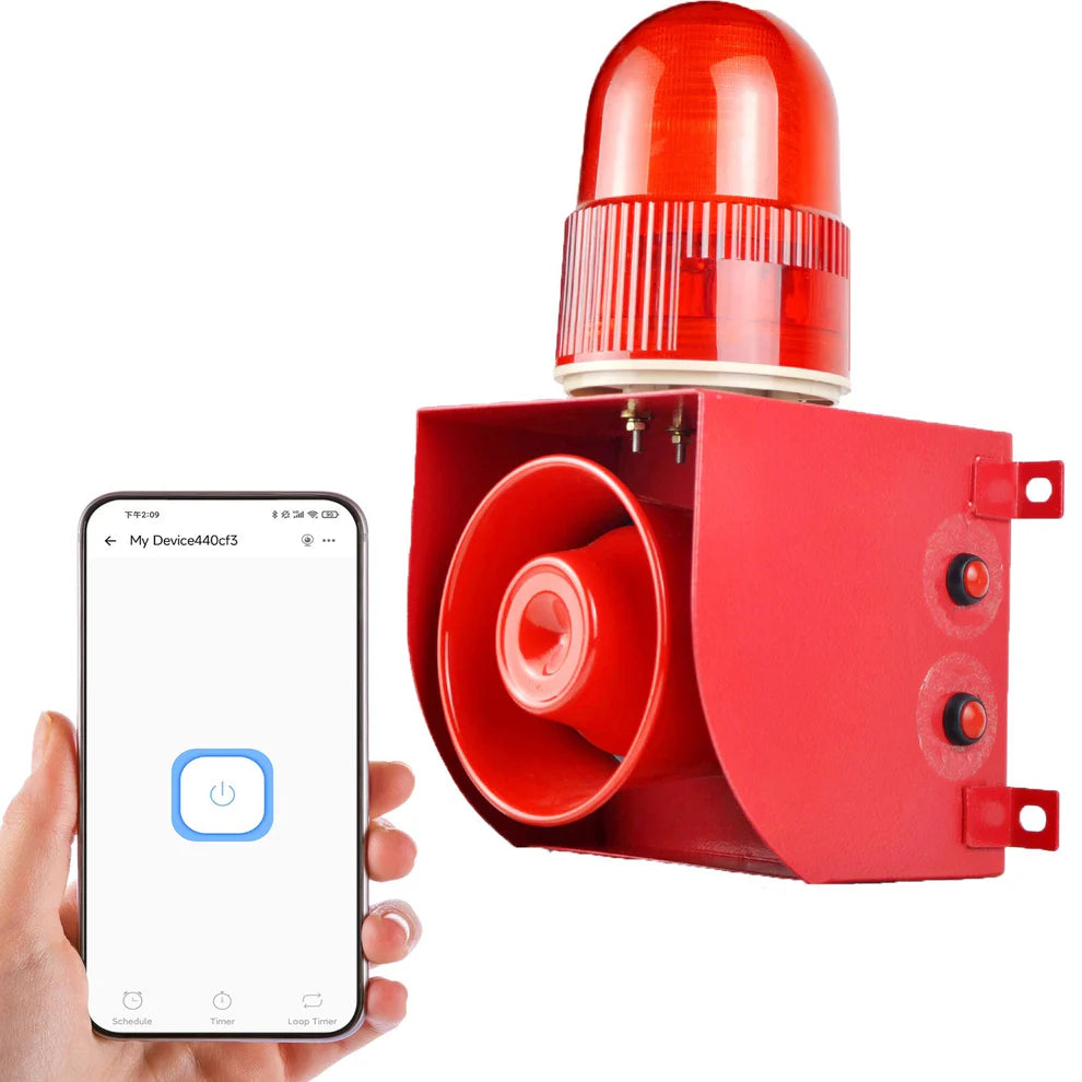 YASONG SLA-01HWIFI WiFi Alarm Siren with App Control & Alexa