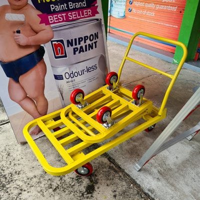 Aiko Yellow Steel Trolley | Load Capacity : 300Kg / 500Kg | Model : TRL-AK-S