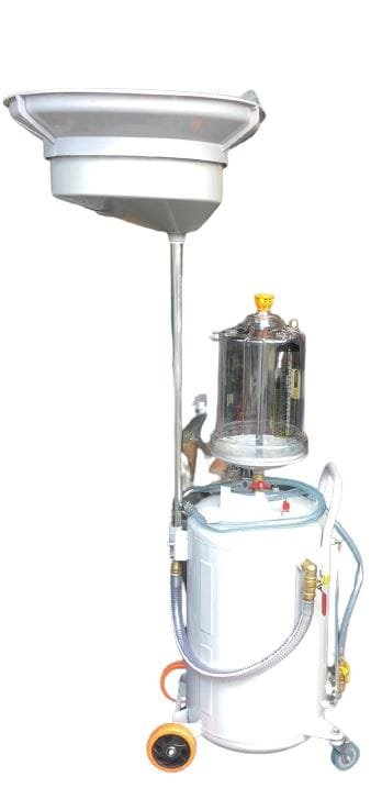 Aiko 80L Tank 2 in 1 Air Operated Waste Oil Drainer Extractor (2 box) (Gravity and Vacuum Draining) | Model : AM-6298A