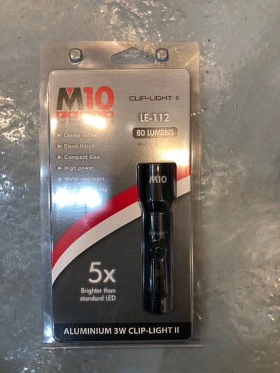M10 LED Clip Light 80 Lumens Aluminium | Model LED-MLE112