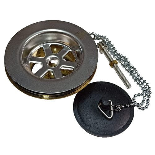 SHOWY "Milan" Brass Waste 1-1/2" With Plug & Chain #8172 | Model : SHOWY-8172