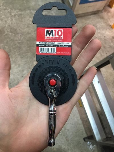 M10 Stubby Ratchet Handle with Quick Release | Model : 004 - 170