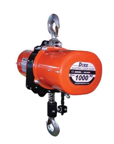 Duke Winch 415V, 1 Ton, 6m, (1-Fall) Electric Chain Hoist | Model : WIN-DU905