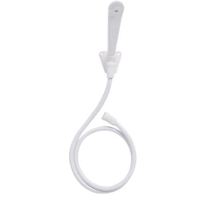 Showy Cobra H/shower - 2524tb-wh C/w 2521 Bkt & Hose-white | Model : SHOWY-2524TBWH