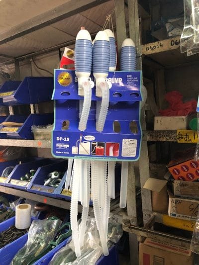 Dukshin (Korea) 12L/min Small Blue Hand Pump | Model : PUMP-DP15 (DP-15)