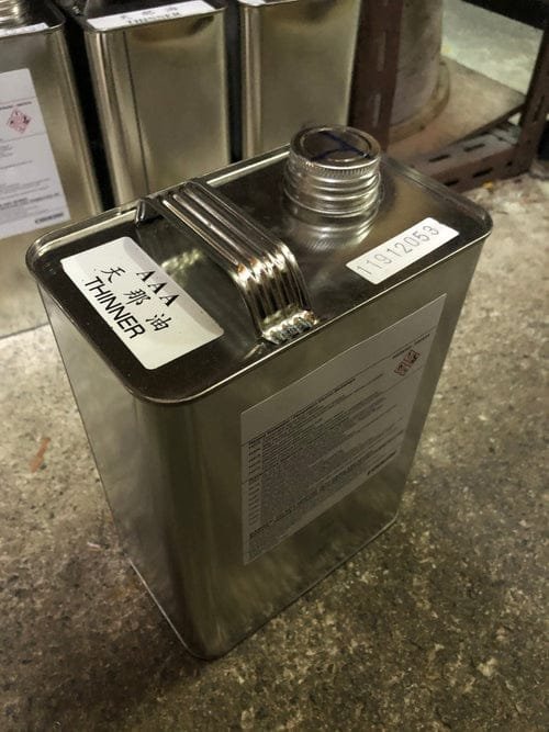 Thinner (AAA) | Sizes : 1 Gal (3.5L), 5 Gal (18.9L)
