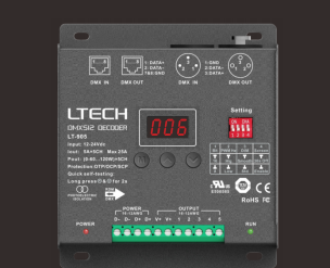 Ltech DMXS12 Decoder DMX LED Controller