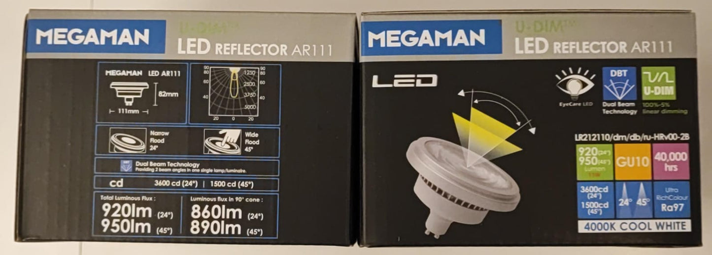 Lampu Pemantul LED MEGAMAN AR111 LR212110/dm/db/ru-HRv00-2B