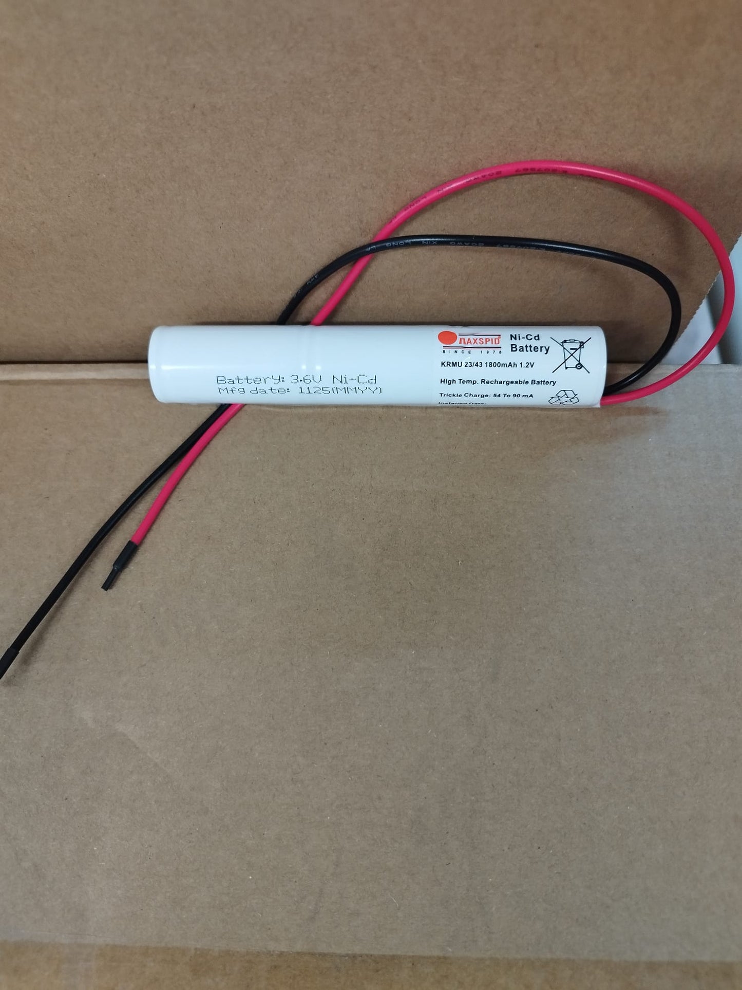 MAXSPID NI-CAD 3.6V 1.8AH BATTERY CANE